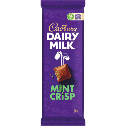 Cadbury Mint Crisp Chocolate 80g