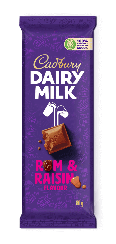 Cadbury Rum & Raisin Chocolate 80g_0