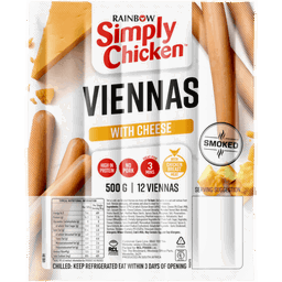 Rainbow Simply Chicken Smoked Viennas Assorted