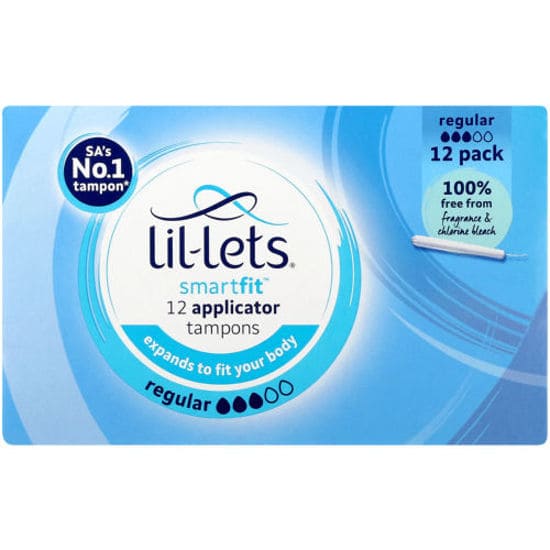 Lil-Lets Tampons Regular With Applicator - 12 Pack