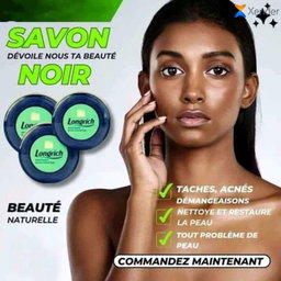 Savon noir au charbon de bambou 