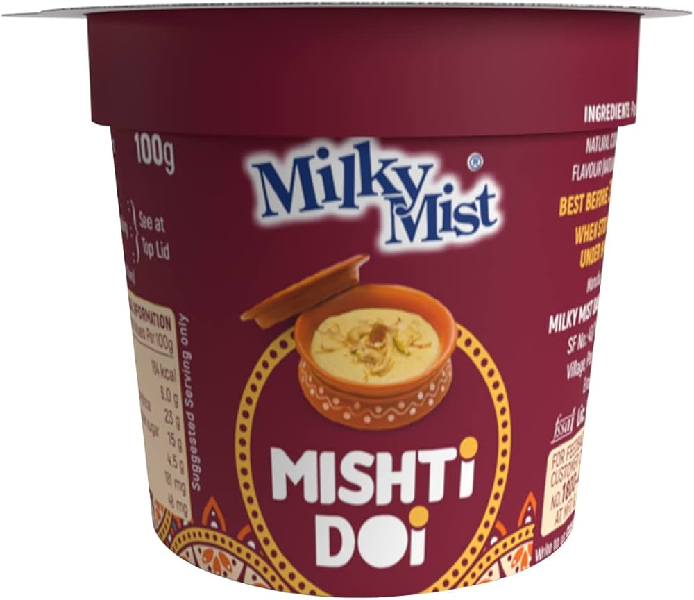 Milkymist Mishti Doi Flavoured Dahi 100g_0