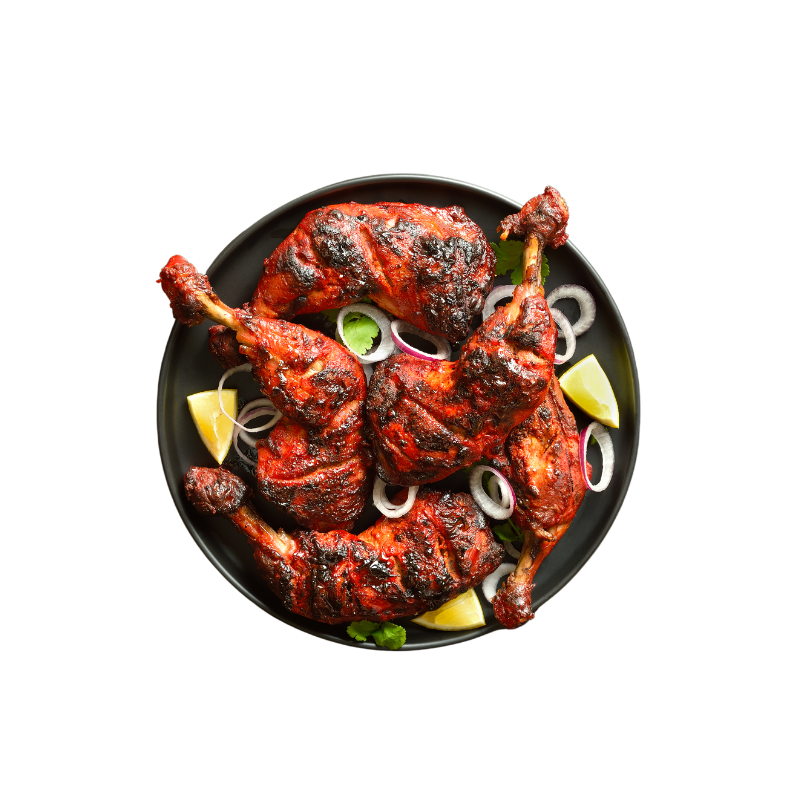 دجاجة مشوية (1/2 Grilled Chicken with Bukhari/Mandi Rice)