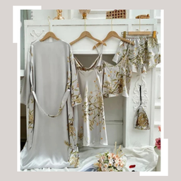 Silver night wear set 