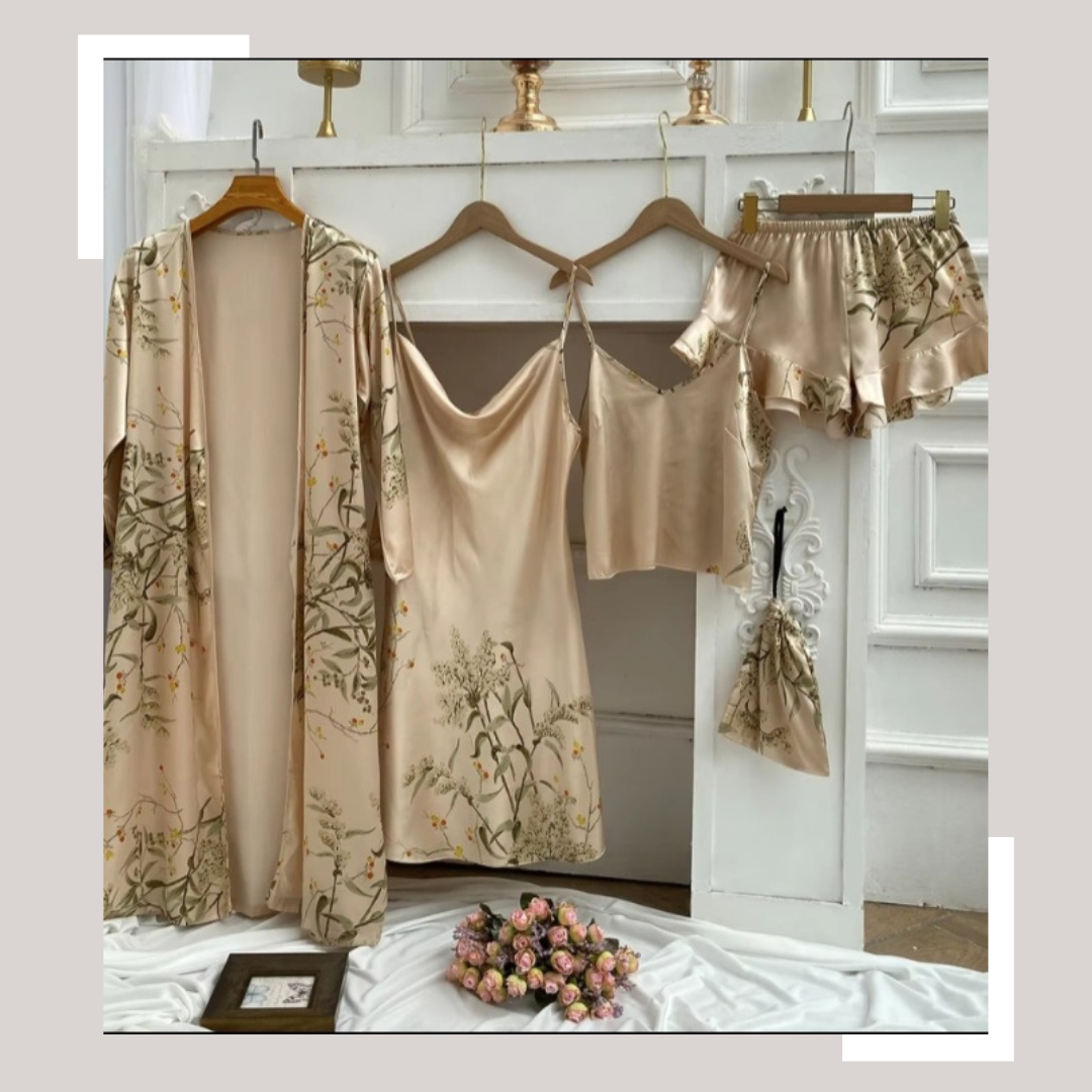 Champagne night wear set _0