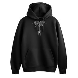 95 MILES hoodie for men stylish | regular fit spider logo printed 