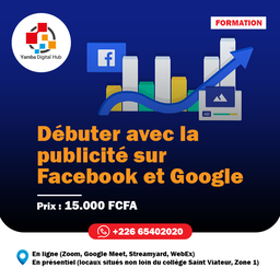 Formation : Débuter avec la publicité sur Facebook et Google
