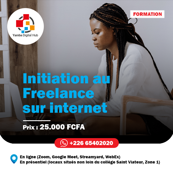 Formation : Initiation au Freelance sur internet