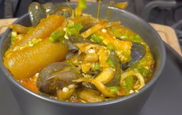 6 portions of Seafood Okra soup 