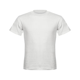Maglietta  unisex bianca in cotone 150 grammi 