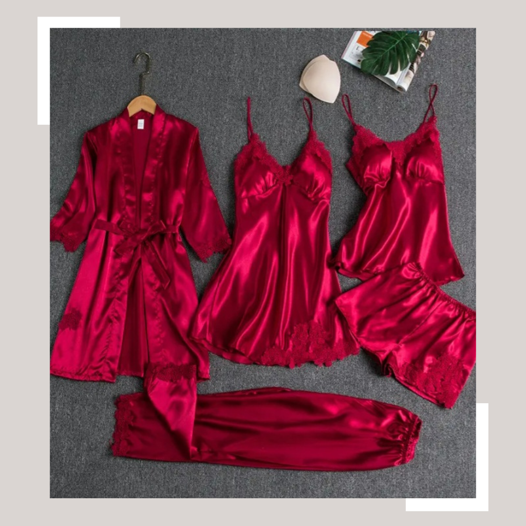 Red 5 piece set _0