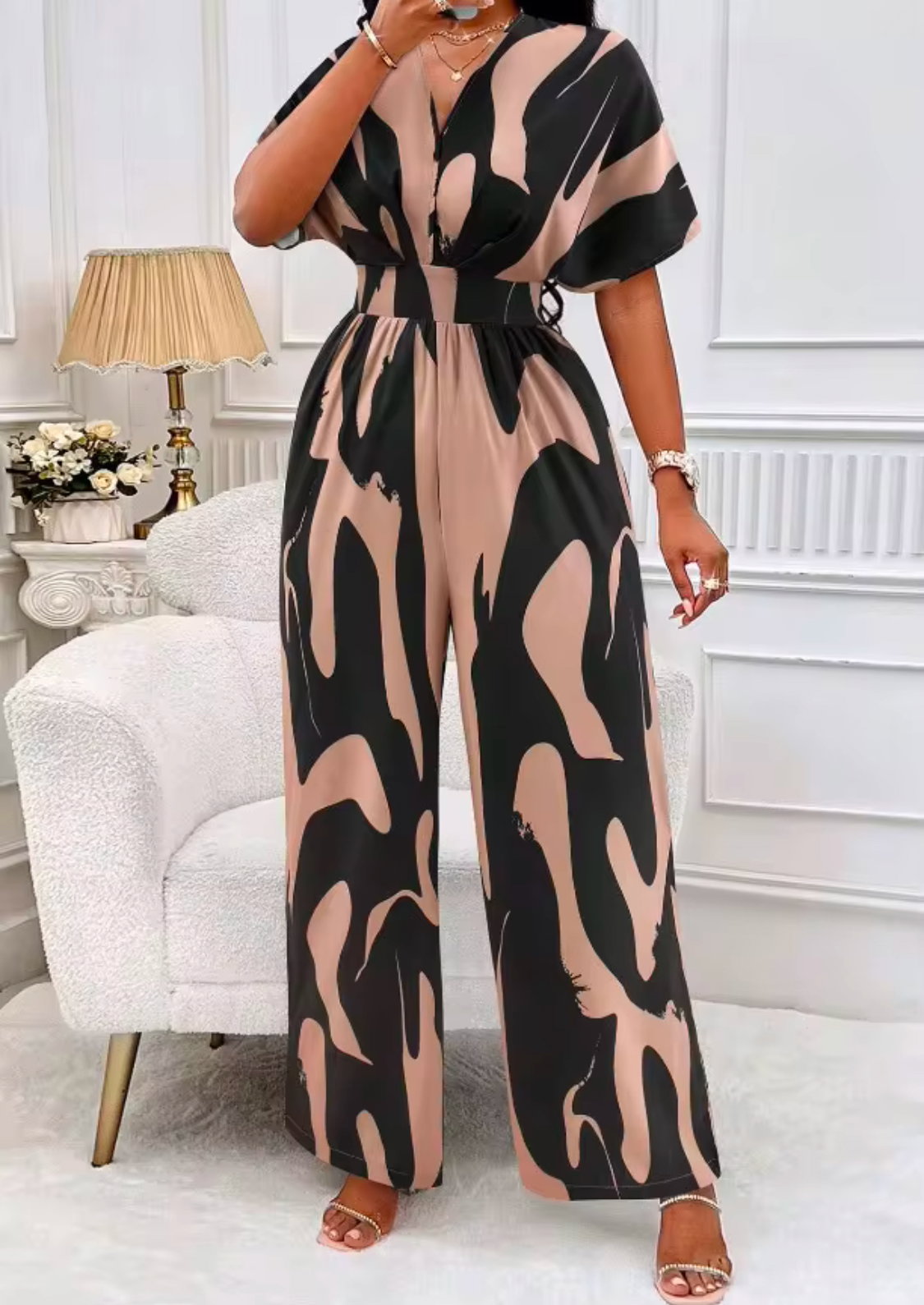 HIGH WAIST JUMPSUIT SHORT SLEEVE_1