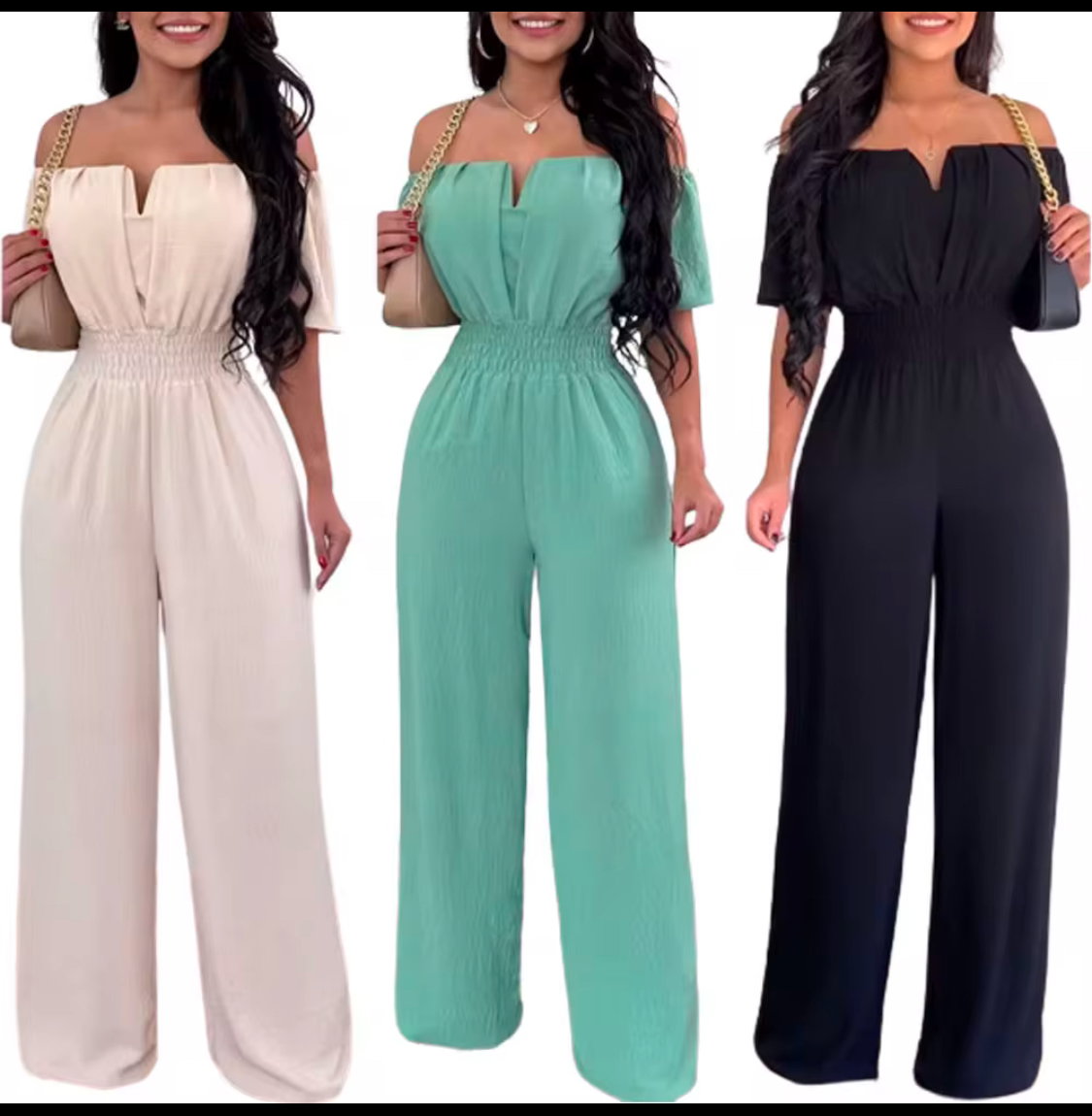 V-NECK JUMPSUIT_0