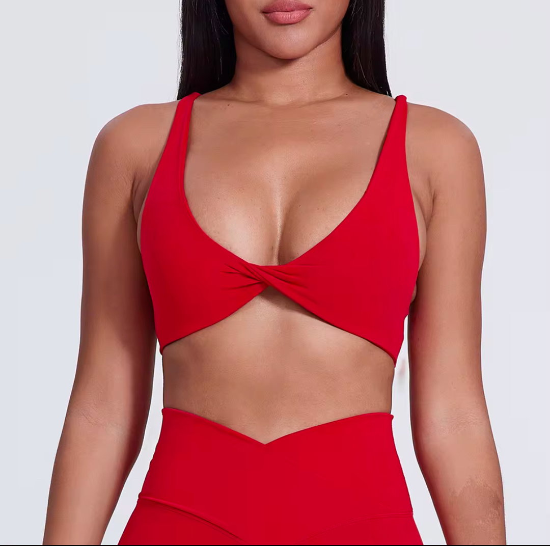 RUNNING BRA FRONT TWIST