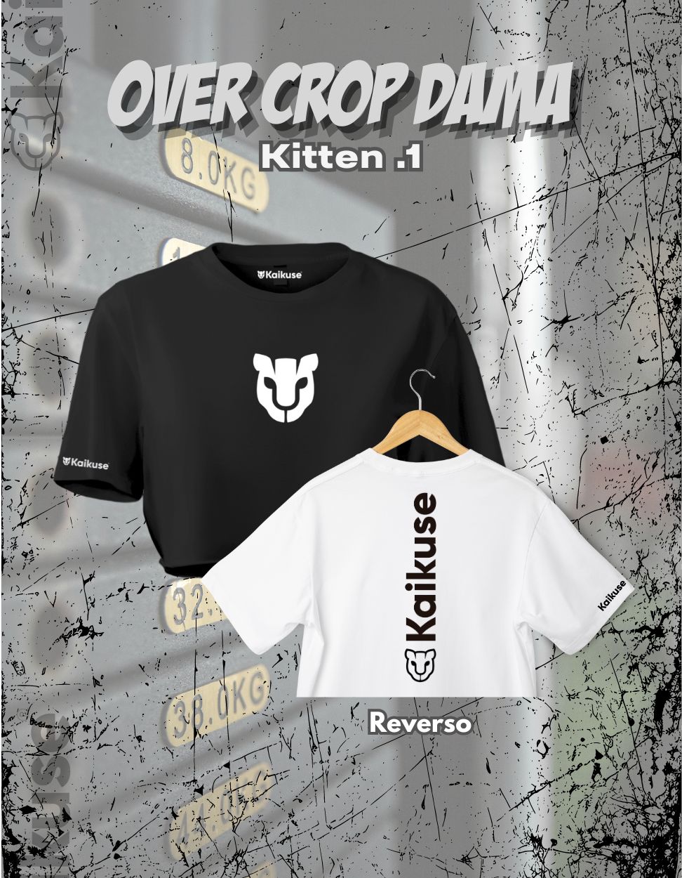 Franela Overcrop Dama. Diferentes modelos_1