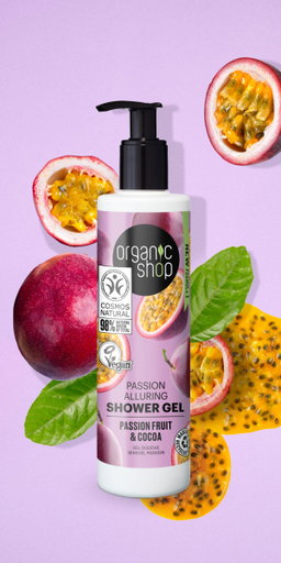 Organic Shop Passion Gel Douche Fruit de la Passion & Cacao 280 ml