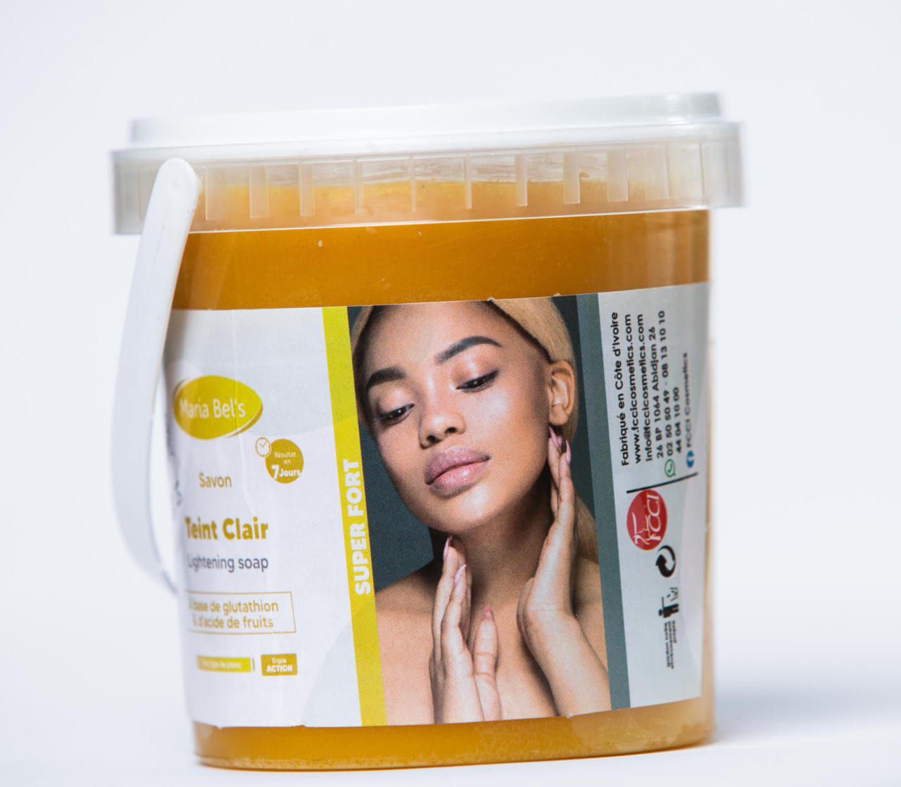 Savon teint clair réparateur 