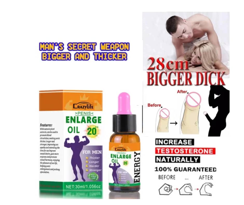 Huile d'agrandissement penis