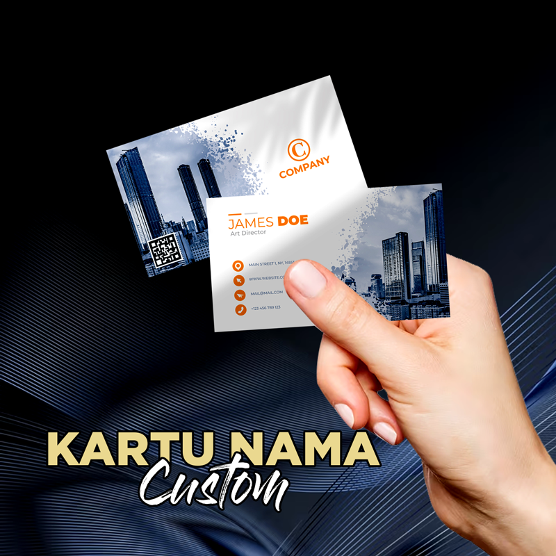 Kartu Nama Custom 1 & 2 Sisi Full Warna _0
