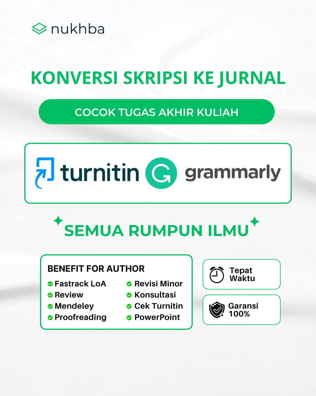 Konversi Skripsi ke Jurnal