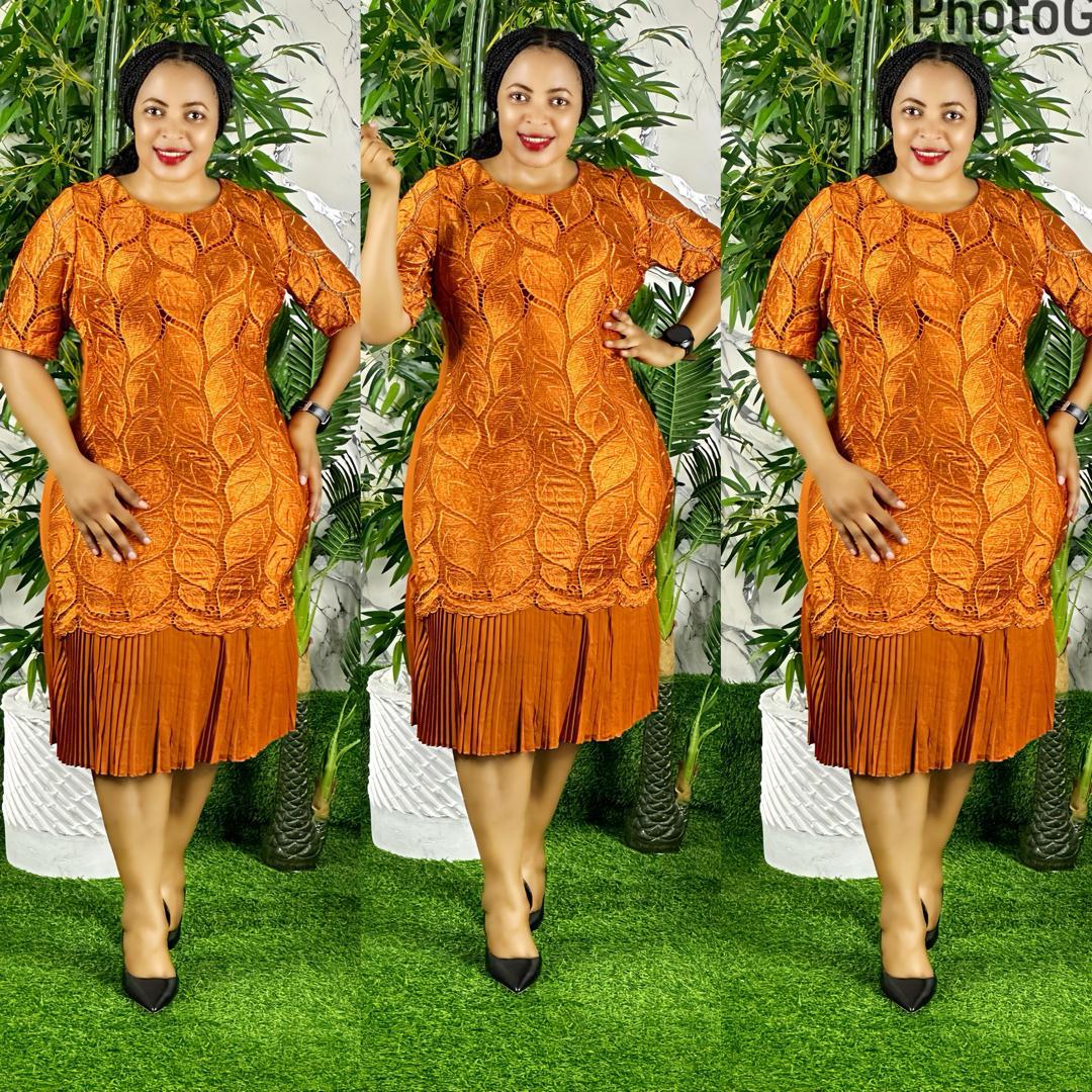 Orange dress_0