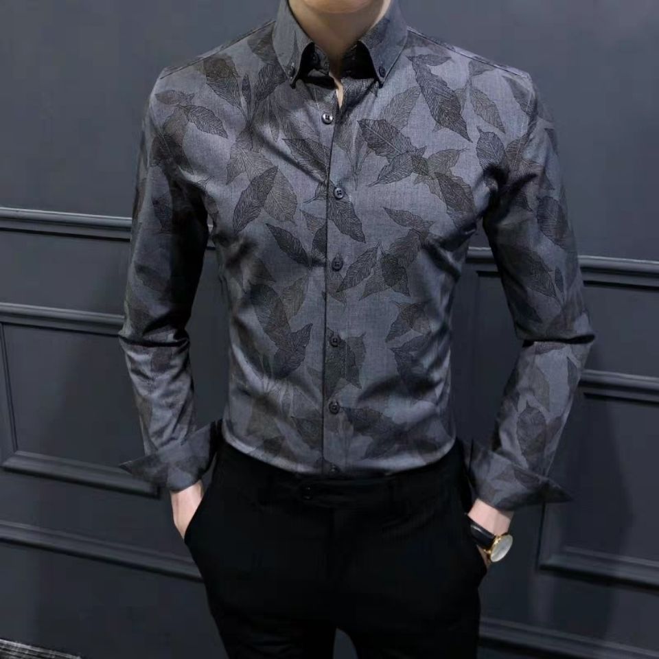 Chemise pour homme tendance _4