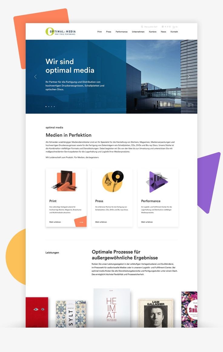 Corporate websites