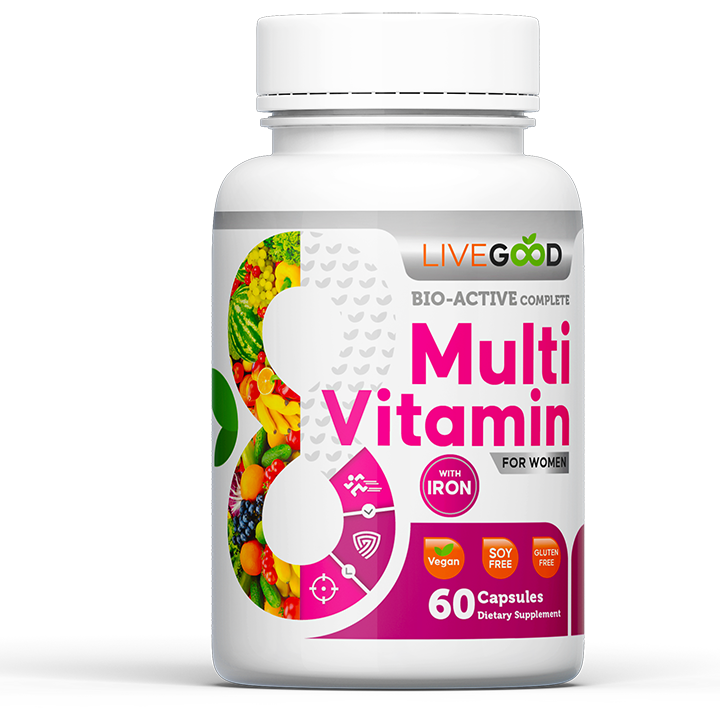 Bio-Active Complete Multi-Vitamin for Women with Iron_0