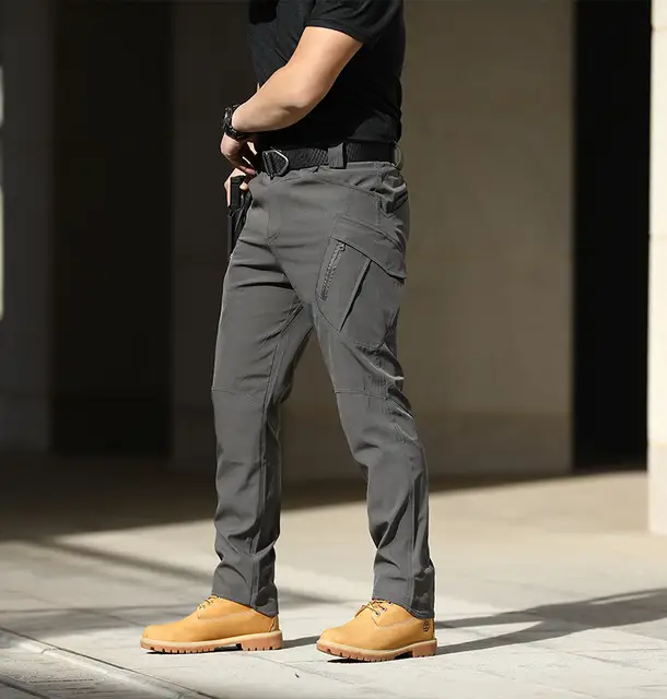 Tactical pant elastic fabric  special service pants overalls climb travel pants _1