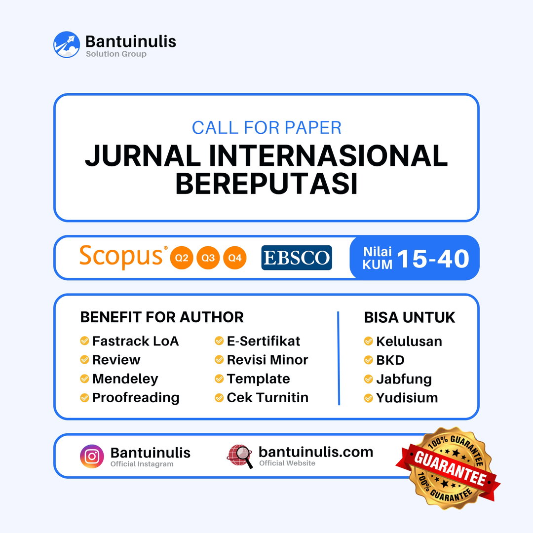 Publikasi Jurnal Bereputasi SCOPUS & EBSCO