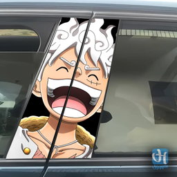 Monkey D Luffy Window Pillar Stickers