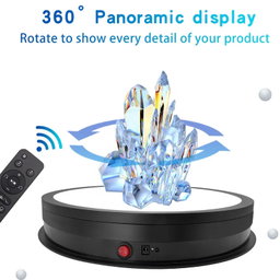 Suporte giratório luminoso 360 graus,  com controle remoto
