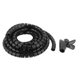 Organizador de Cabos e fio flexível (Cor Preto)