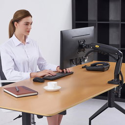 Suporte de mesa para monitor com rotação 360º articulado de movimento total para monitores de 17 a 35 Polegadas  (Copy)