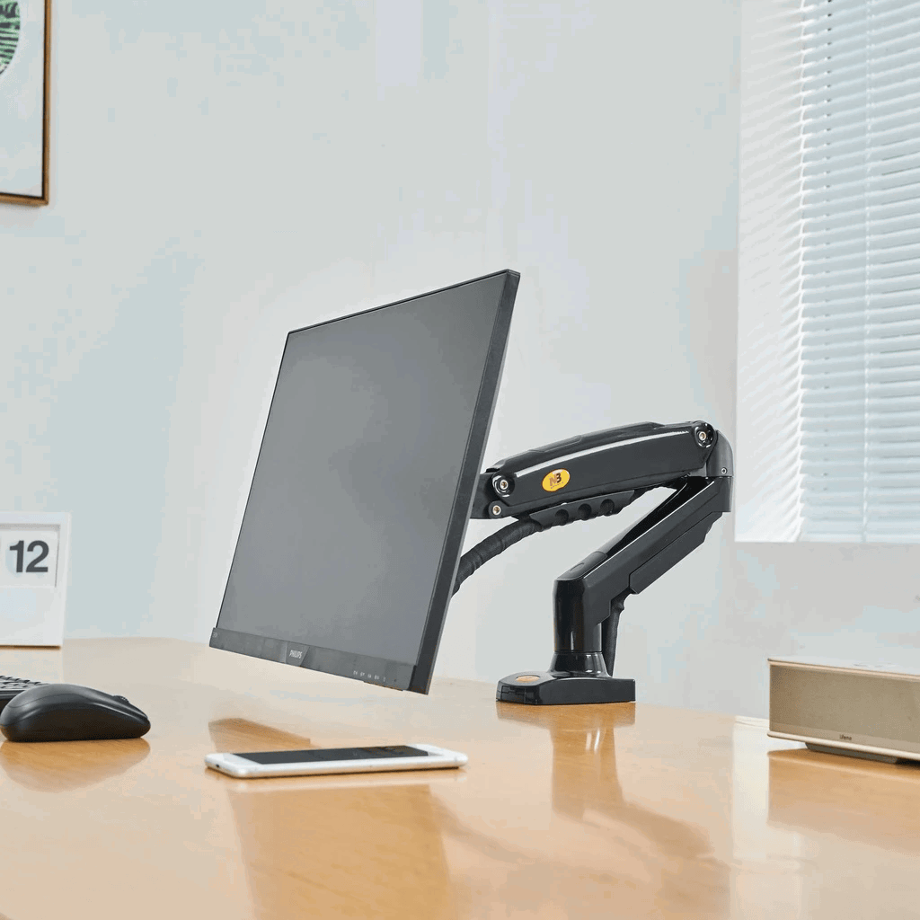 Suporte de mesa para monitor com rotação 360º articulado de movimento total para monitores de 17 a 35 Polegadas  (Copy)_4