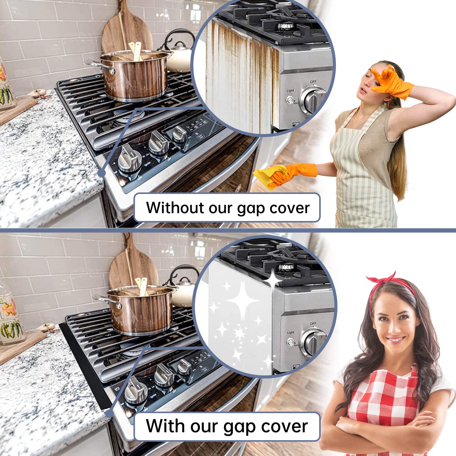 Silicone Kitchen Stove Gap Cover._2
