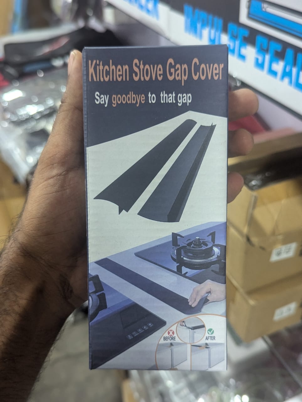 Silicone Kitchen Stove Gap Cover._4
