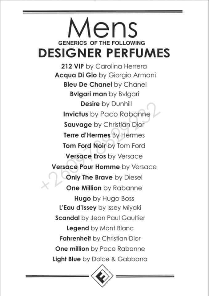 Assorted Fine fragrance Male perfumes_1