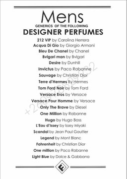Assorted Fine fragrance Male perfumes