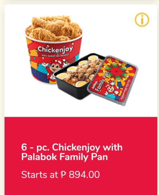 6-pcs. Chickenjoy w/ Palabok Family Pan