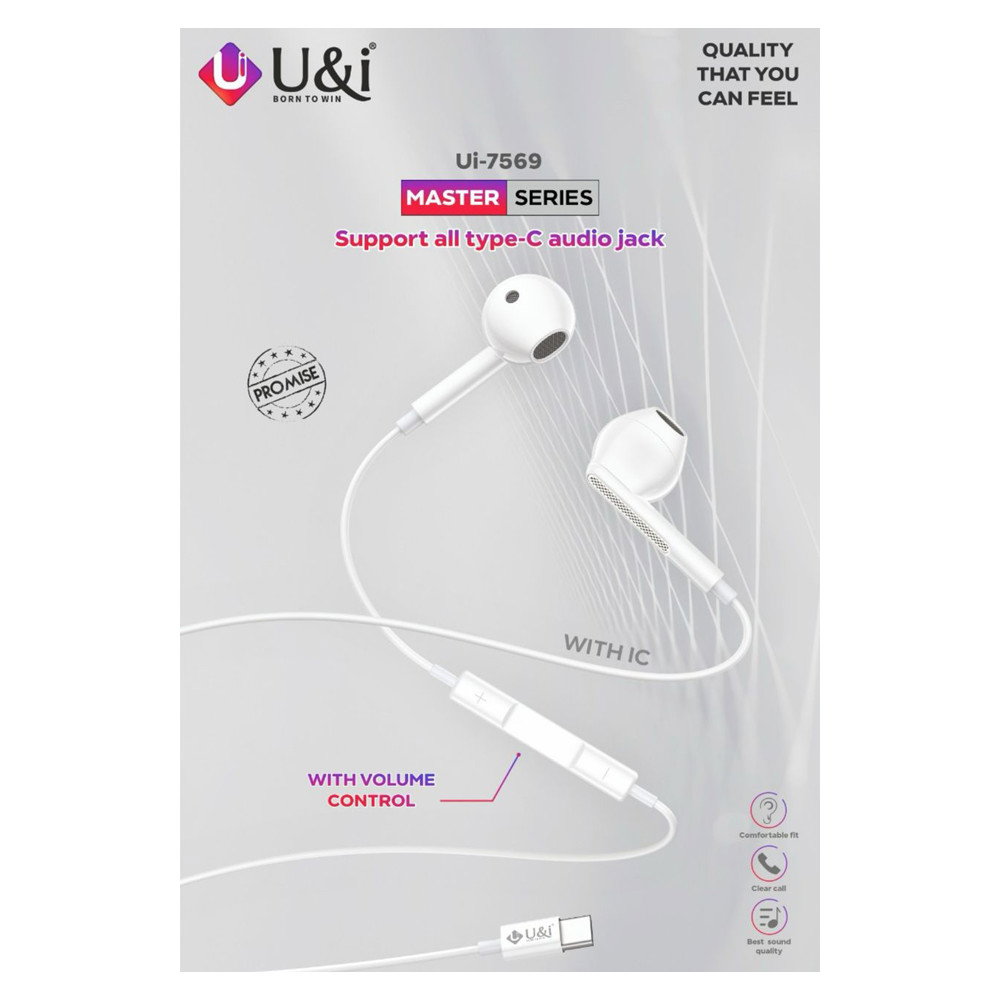 U&I C type Origional Earphones_0