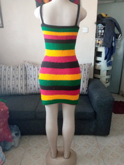 Crochet reggae dress