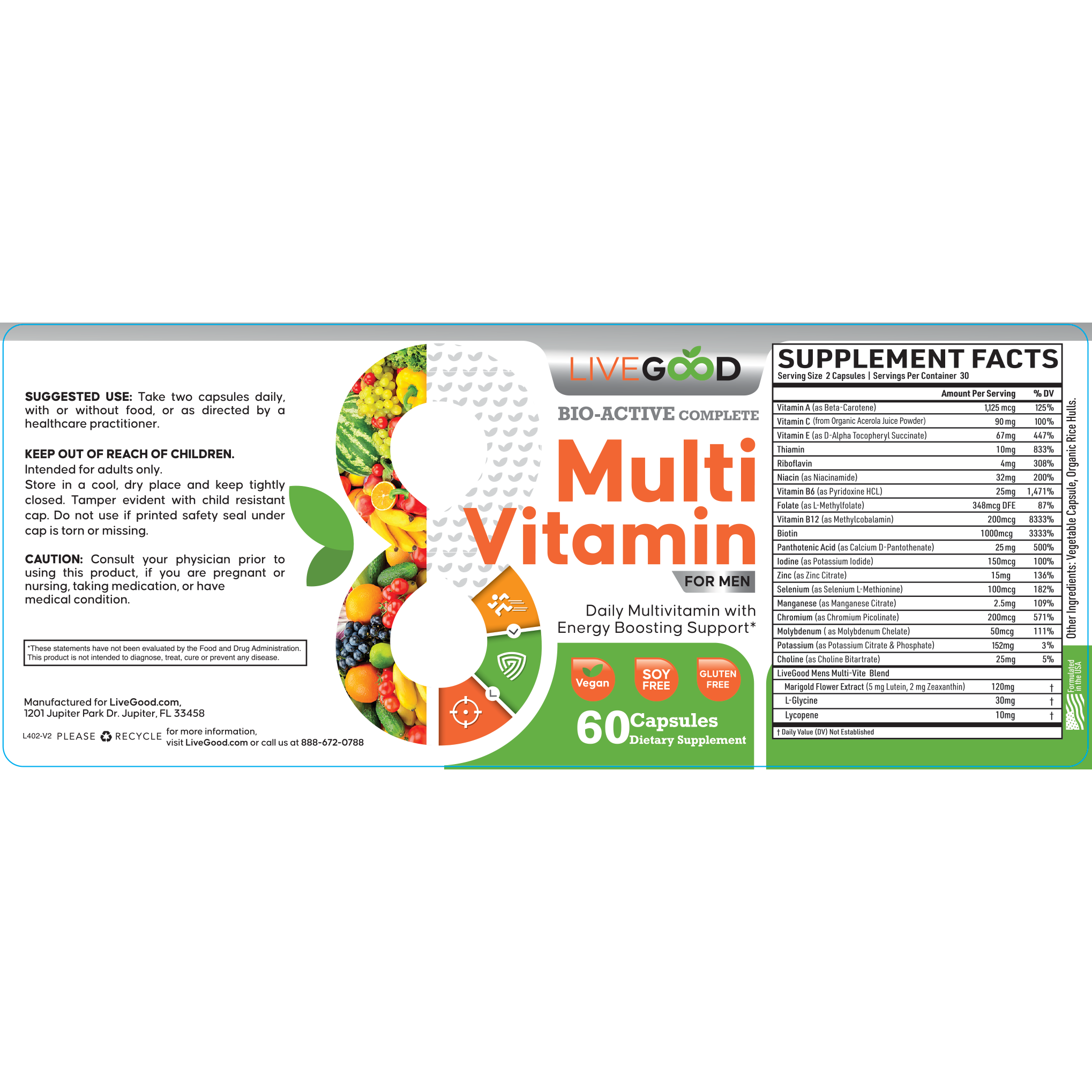 Bio-Active Complete Multi-Vitamin For Men_1