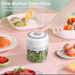 It's Homey ChopEase Electric Food Chopper | USB Portable Electric Kitchen Mini Food Chopper For Kitchen Gadgets