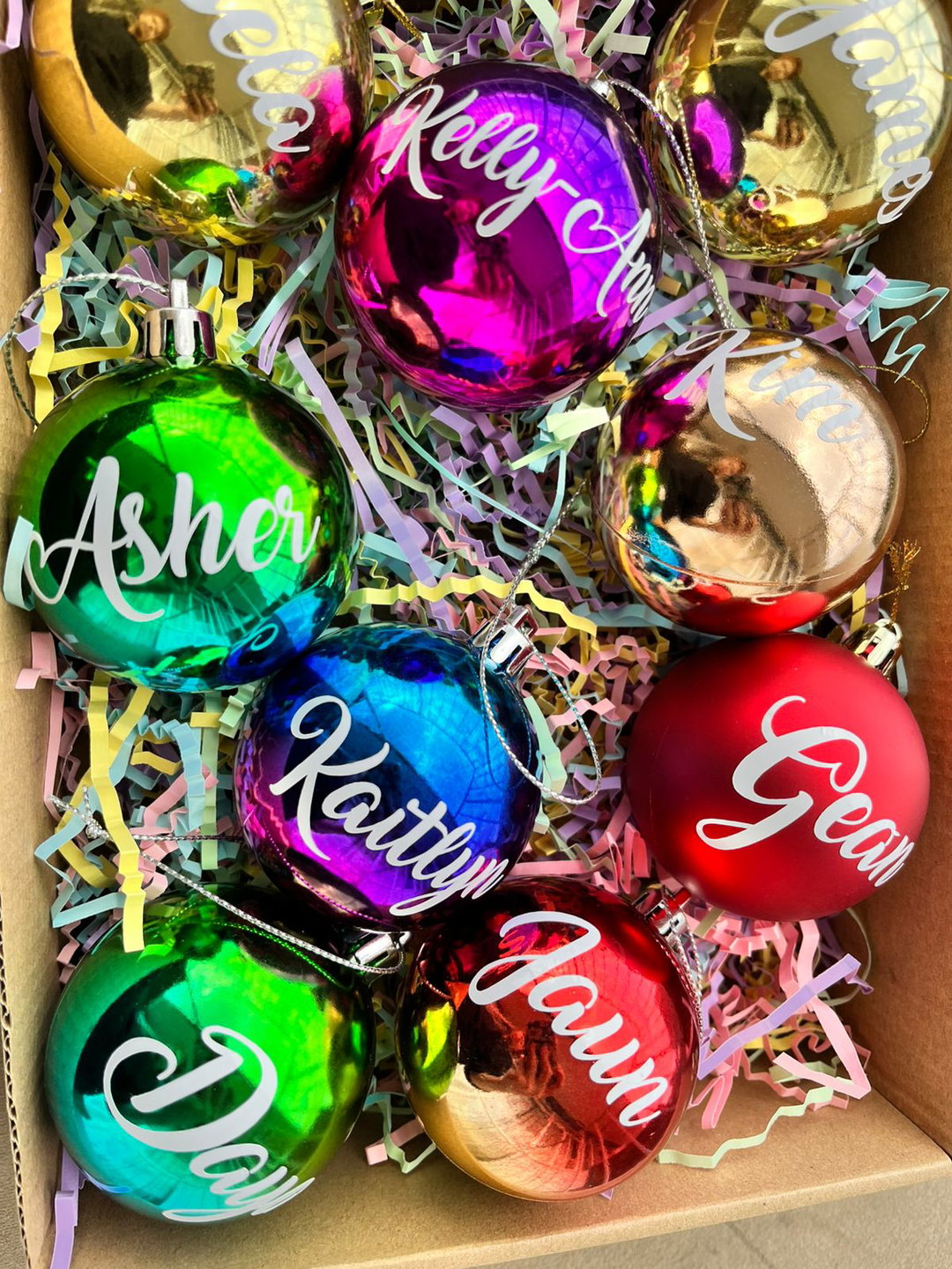 Christmas Baubles - Holographic 