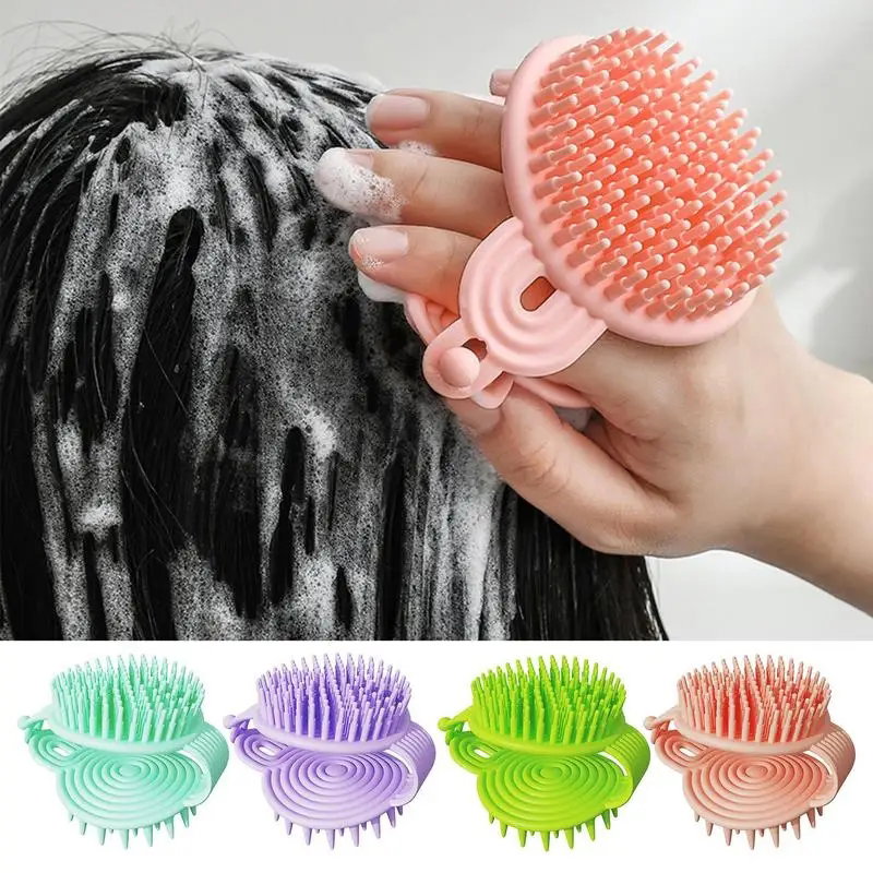 Escova de Silicone para o cabelo _0