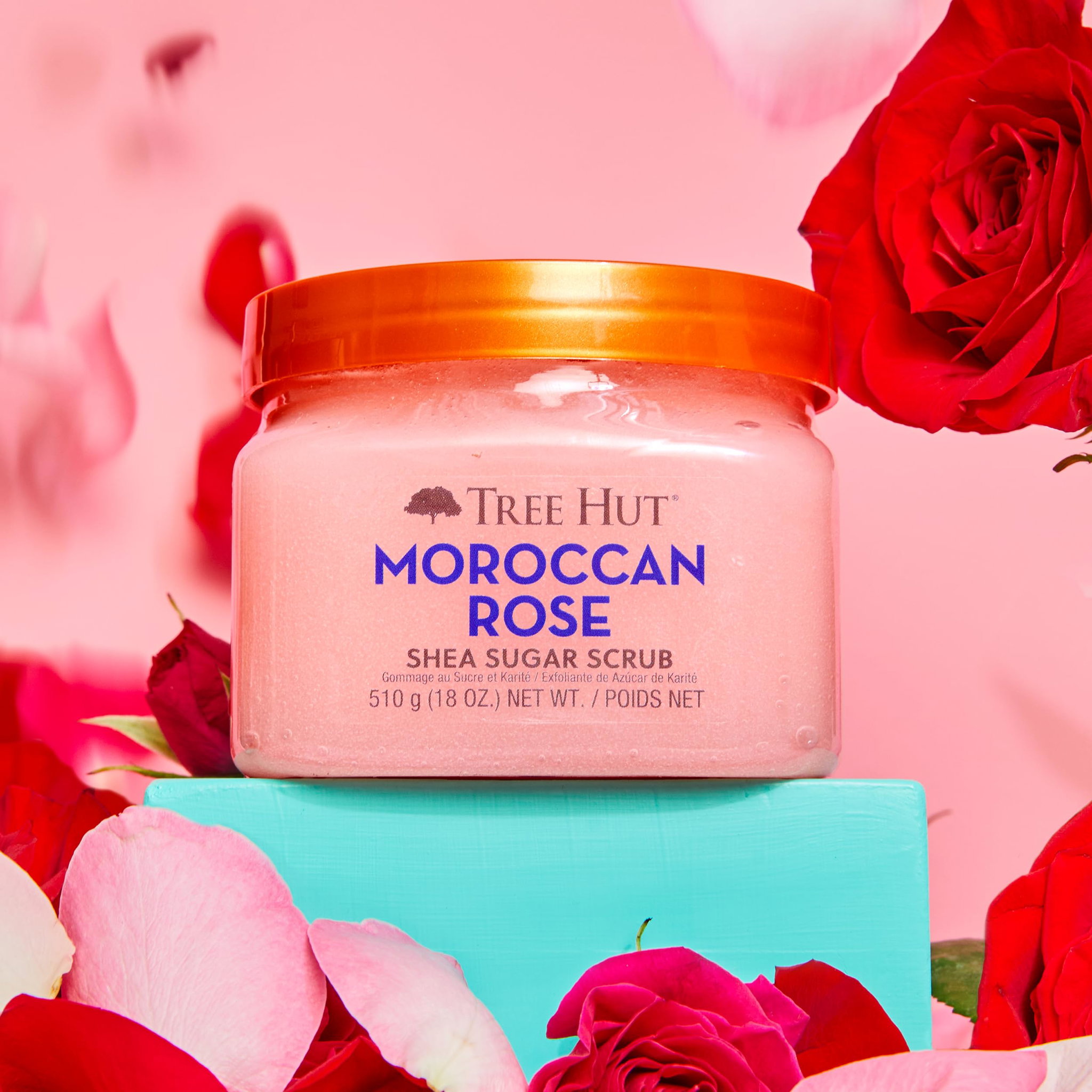 Tree Hut Body Scrub Morrocan Rose 510g_0