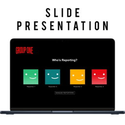 Presentation Slide Template with Netflix Theme
