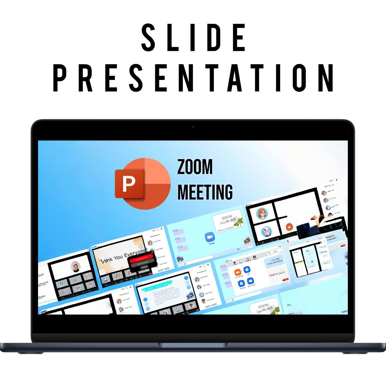 Presentation Slide Template with Zoom Theme_0