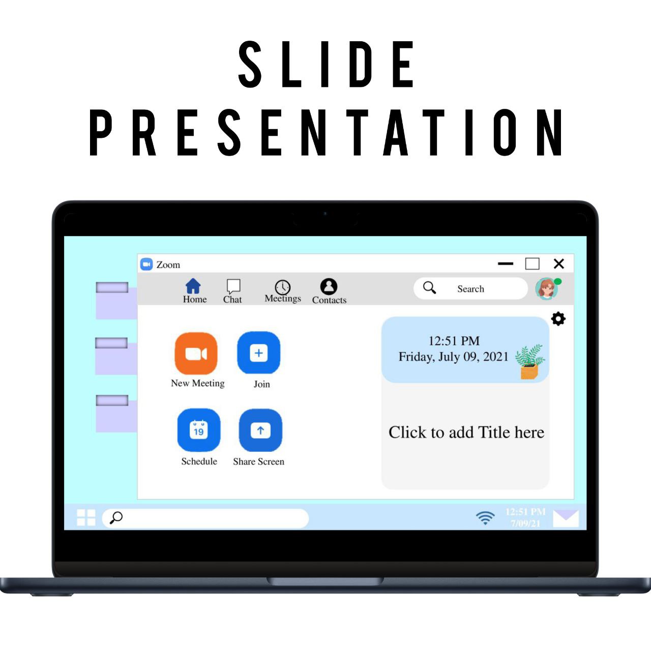 Presentation Slide Template with Zoom Theme_1